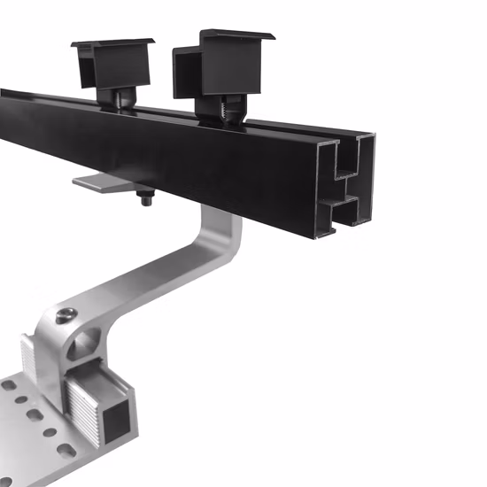Chinesische Aluminium-PV-Montagestrukturen, Montagehalterungen, Solar-Montagesystem für farbige Stahlfliesen